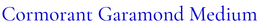 Cormorant Garamond Medium font